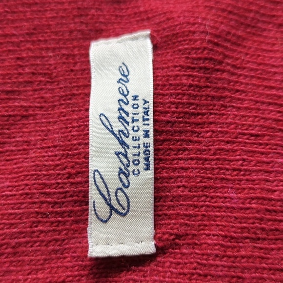 Cashmere Collection Made In Italy Color block Wide Long Scarf Oblong Luxury - Picture 1 of 8